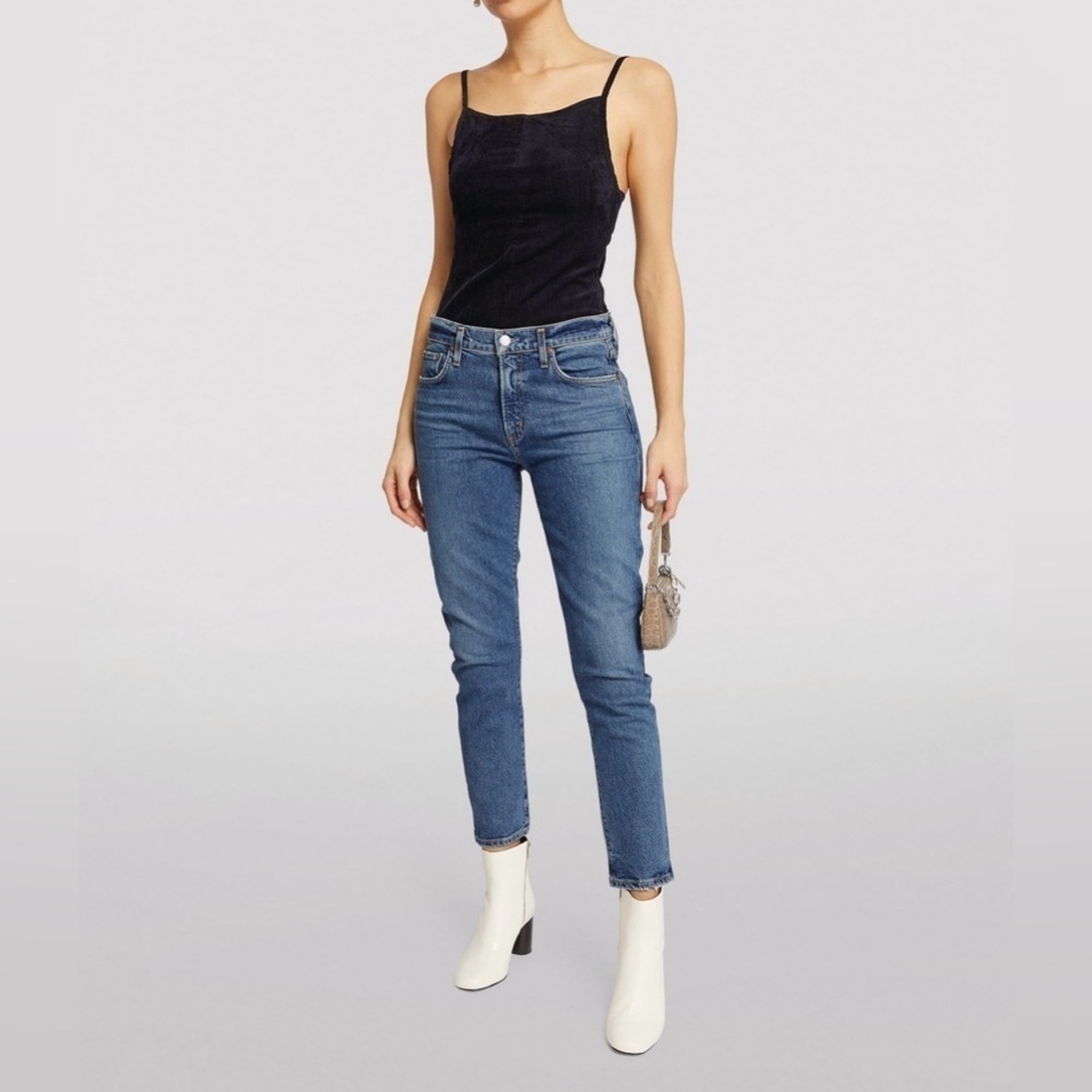 AGOLDE Denim Toni Skinny Straight Jeans Ankle Size 27 Mid Rise